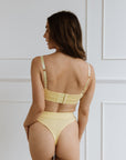 Crossover Bra - Lemon
