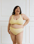 Everyday Crop Bra - Lemon