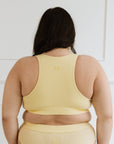 Everyday Crop Bra - Lemon