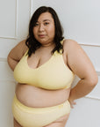 Everyday Crop Bra - Lemon