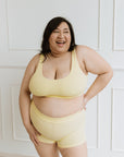 Scoop Neck Bra - Lemon