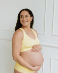 Everyday Crop Bra - Lemon