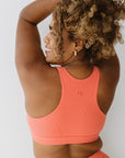 Everyday Crop Bra - Melon
