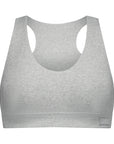 Everyday Crop Bra - Marle Grey