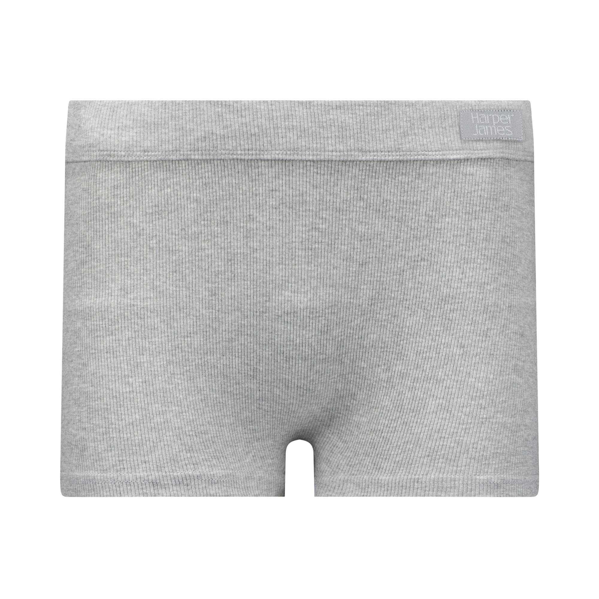 Ribbed Boy Shorts - Marle Grey