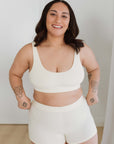 Comfortable for everyday wear and ideal under tops with a low neck line xl size cream in colour