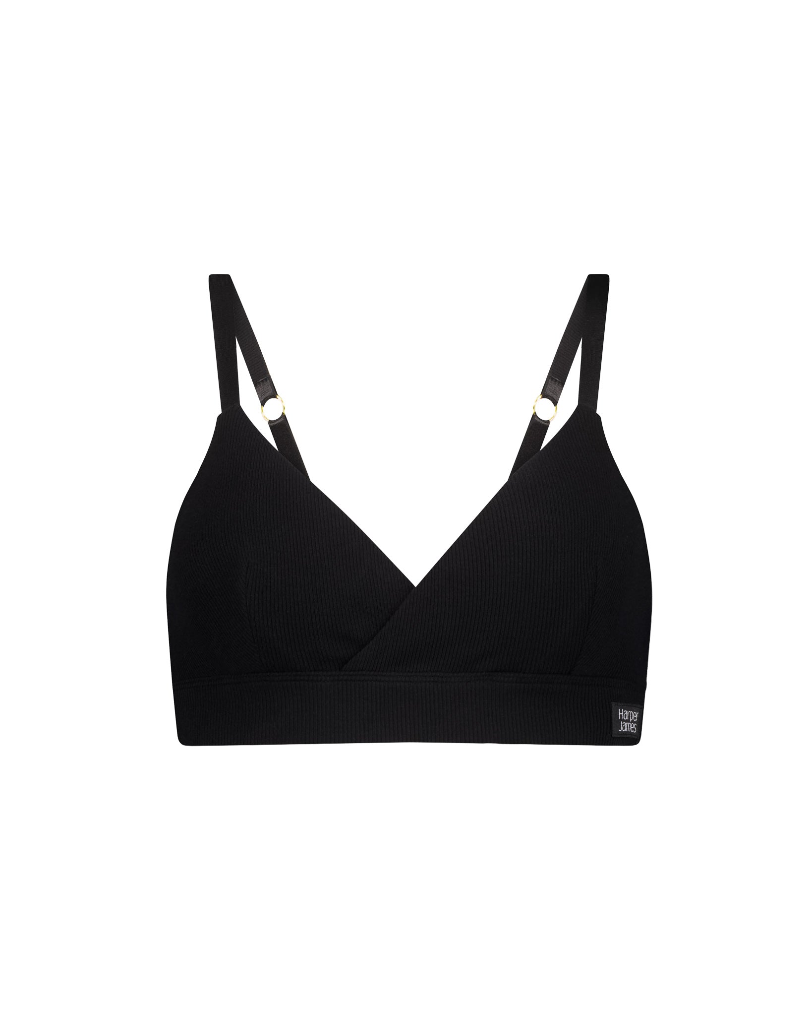 Beautiful and super comfy, the new  crossover bra black