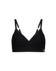 Beautiful and super comfy, the new crossover bra black