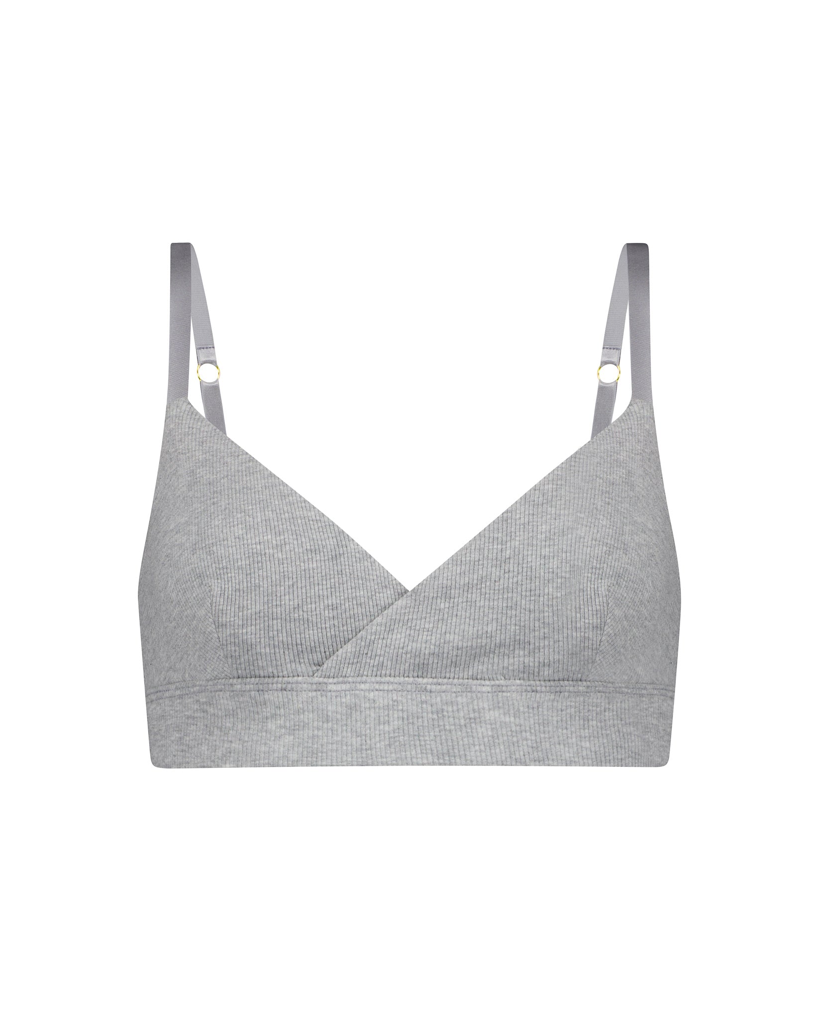 Marle Grey looks gorgeous our Crossover Bra many sizes