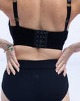 SCOOP NECK BRA BLACK XL