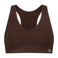 Everyday Crop Bra - Coffee