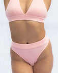 Beautiful Bra Set Blush Pink Colour plunge bra plus a matching Thong