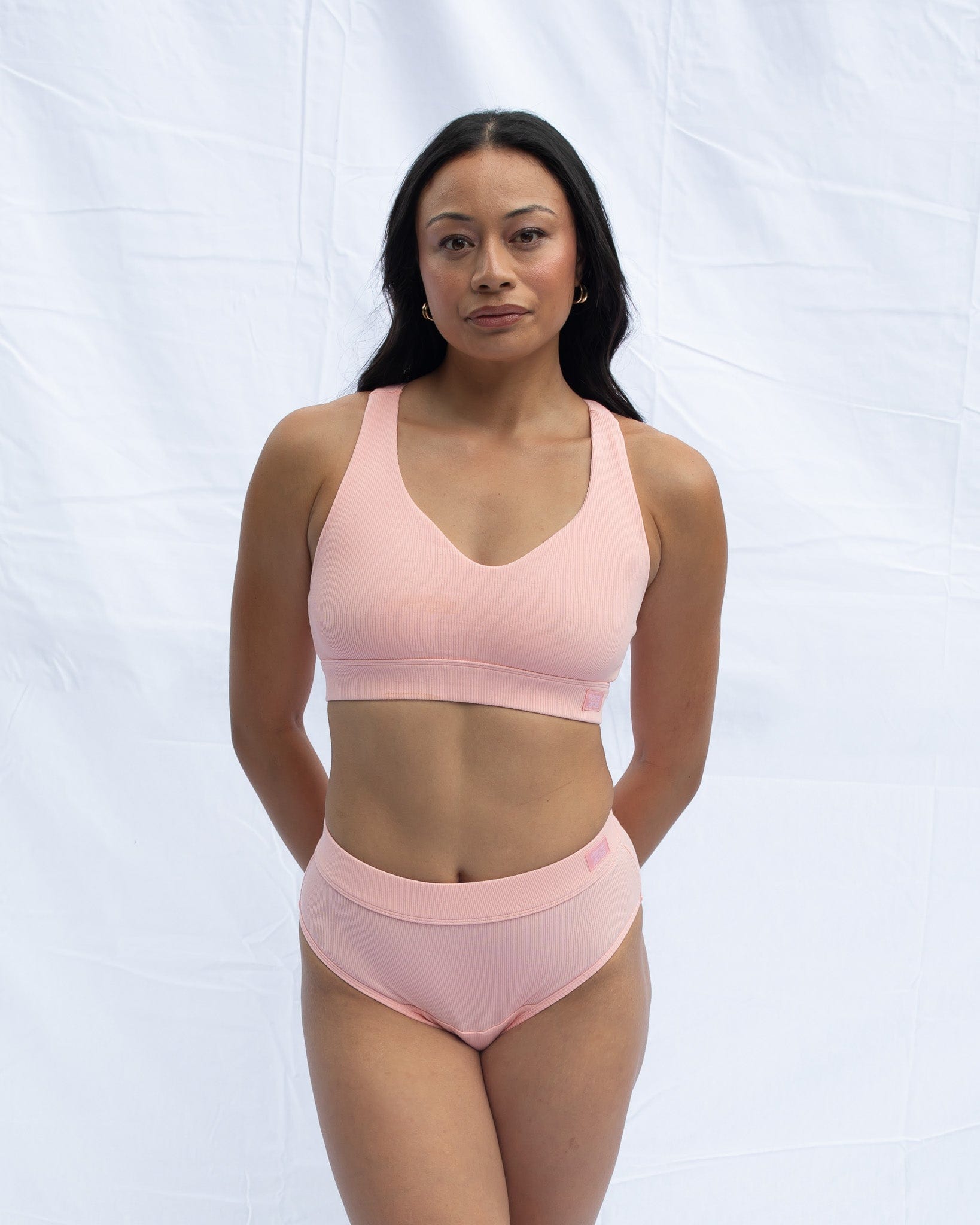 Want comfort? enjoy the everyday  blush pink bra combined with the blush pink everyday brief