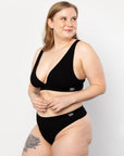 Plunge Bra - Black