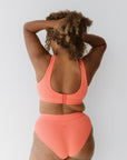 Scoop Neck Bra - Melon