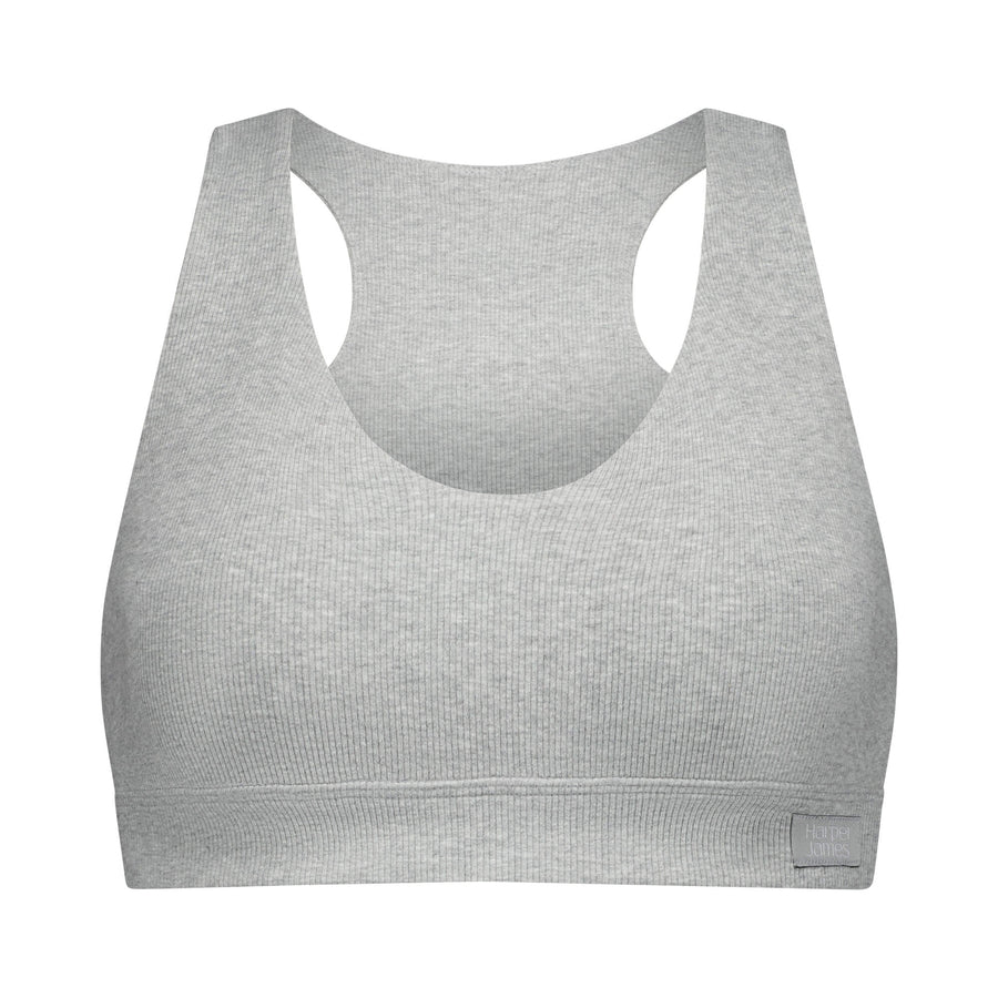 Everyday Crop Bra - Smoke