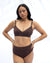 Stunning Crossover bra set_Coffee colour plus_Everyday_Brief matched together