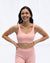 Scoop neck bra wireless pink + boy shorts