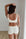 This is a BACK VIEW of our cream plunge bra set and boy shorts small size to compliment the finished look