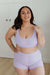 Made for comfort scoop neck bra lilac large xl and boy shorts combination